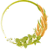 green hops and cereals frame