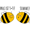 Lustige Bienen rechnen