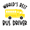 morsom bussjåfør skolebussjåfør som sier gave