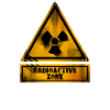 Warning sign Radioactivity Chernobyl Fukushima