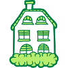 Häuschen Gemaltes Haus