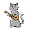 Ukulele Cat