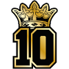 10 number crown gold