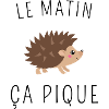 Le matin ça pique !