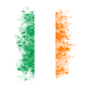 Ireland Flag Grunge Irish National Colors