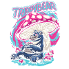 Magic Mushrooms Psychédélique Funny Trippybear