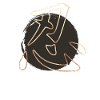 Japoński symbol wytrwałości Kanji Kaligrafia