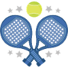 Padel raquette balle