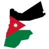 Jordan Flag Map