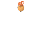 Eichhörnchen Brusttasche