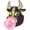 TAUREAU CHEWING-GUM LUNETTE Geschenkidee