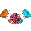 Knitting With Love – Yarn & Needles Art