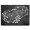 Oldtimer Jaguar - gezeichnet - Kunst auf Shirts...