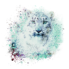 snow leopard,cat,leopard,green,wildcat