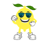 Funny Lemon Summer Fruit Design
