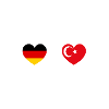 German-turc Allemagne Turquie Coeurs