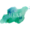 Be Kind Aquarell-Design