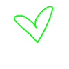 Light green heart gift idea