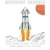 Ingénieur spatial Aérospatial Astronaut fusée