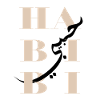 Habibi calligraphy Arabic Nude - black