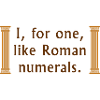 Roman Numerals