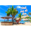 Finde mich an der Strandbar