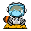 Red Panda Astronaut