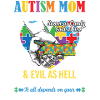 Autism Mom Puzzle Pieces Heart