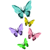 Cute Colorful Butterflies Vintage Butterfly