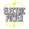 Electric Power - yellow flashes electricity