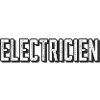 Electricien - avec éclairs