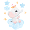 Doux bébé éléphant