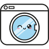 Washing machine Kawaii Lustig Sweet