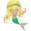Mermaid Blonde Pink - Merrjungfrau blonde
