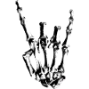 Metal Hand Quote Graphic