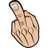 middle finger