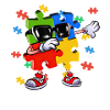 Dabbing Puzzle Piece
