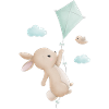 Hase mit Drachen