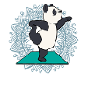 Yoga Panda Mandala