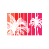 Miami Florida Retro Sunset