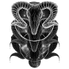 Aries - Aries Skull Zodiac