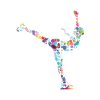 Eiskunstlauf-Geschenk Eislaufschuh