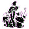 Pilze "Glitch" Effekt
