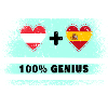 Austria and Spain 100% Ingenious / Gift