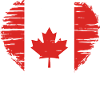 Canada coeur drapeau blason