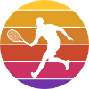 Squash Retro Sunset Squash-Trainer-Turnier