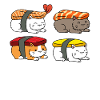 Cat Sushi Sushi Gift