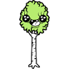 Laughing Cartoon Birch