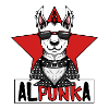 Alpunka Punk Alpaca Lama Punk Rock Punk Rocker Star