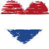 Pays-Bas coeur drapeau drapeau blason